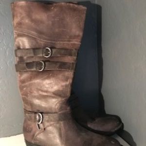 BORN LEATHER BOOTS